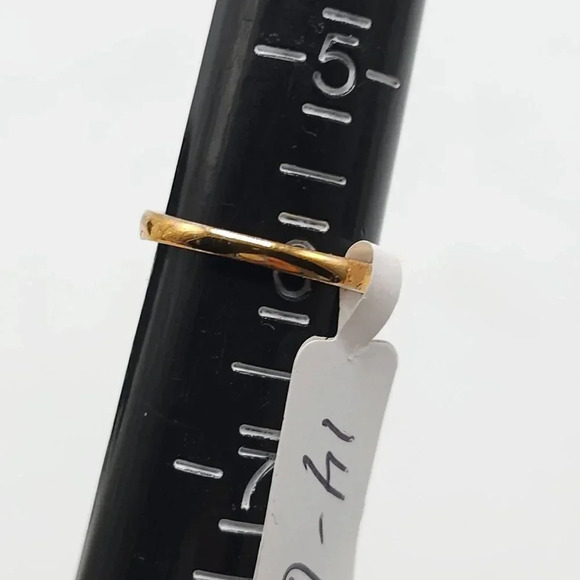 Blue Clear Glass Rhinestone High End Cocktail Retro Ring Size 6 - Picture 4 of 4